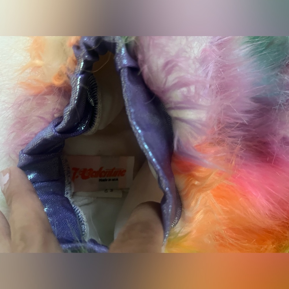 J. Valentine sherbet tie dye leg warners - Picture 3 of 7